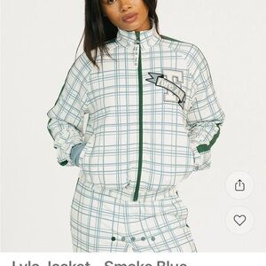 Fore all ⛳️Lyla Women's Plaid Jacket - Smoke Blue